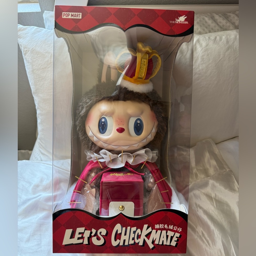 NIB THE MONSTERS Labubu THE MONSTERS Let's Checkmate Series Vinyl Plush Doll